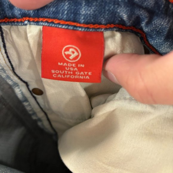 Big‎ Star Sweet Low Boot Cutoff Jean Shorts Size 30T Raw Hem - Picture 16 of 16